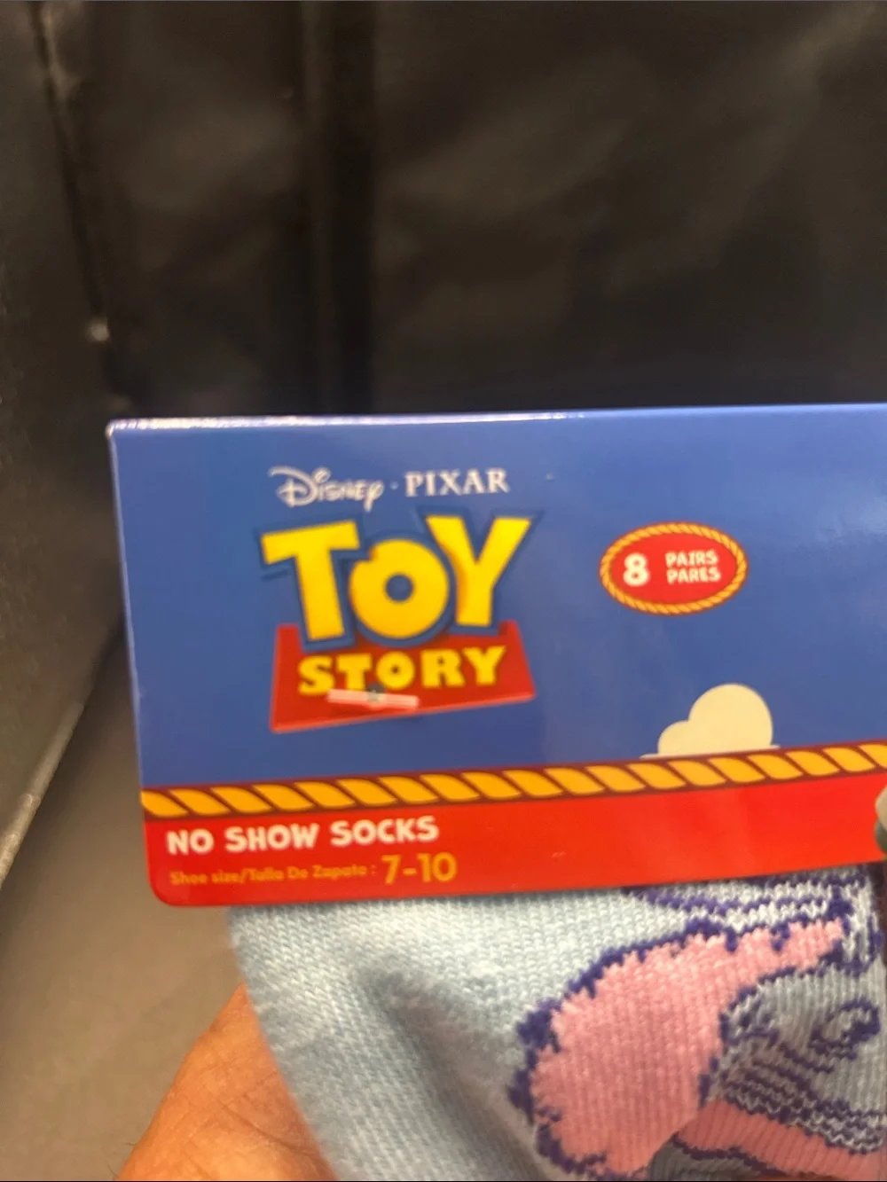 Disney Toy Story Light Blue No-Show Socks